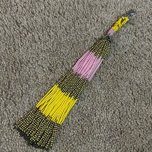 Hand Beaded Bag Charm